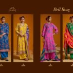 Shiddat Bell Rose 501 Digital Printed Viscose Organza Twill Suit