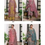 Kimora Verandah Pure Muslin Shimmer Digital Print Tilla Suit