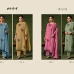 Jay Vijay Mavya Pure Organza Twill Fancy Embroidery Suit - 4 Pcs Rate 1980