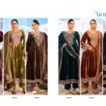 Rupali Fashion Trendz Teri Mohabbat Pure Viscose Velvet Mirror Work Suit - 4 Pcs Rate 3595