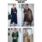 Varsha Just the Way You Are Viscose Pashmina Digital Print Embroidery Suit - 4 Pcs Rate 2480