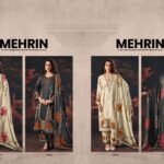 Mehrin Winter Shades Viscose Pashmina Digital Printed Embroidery V-Neck Suit - 4 Pcs Rate 1495