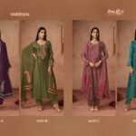 Omtex Vareesha Silk Touch Embroidery Sleeves Work Suit - 4 Pcs Rate 2095