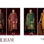 Kaavish Ilham Pure Viscose Pashmina Digital Print Embroidery Suit - 4 Pcs Rate 1295